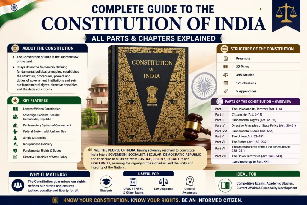 Complete guide to the Constitution of India