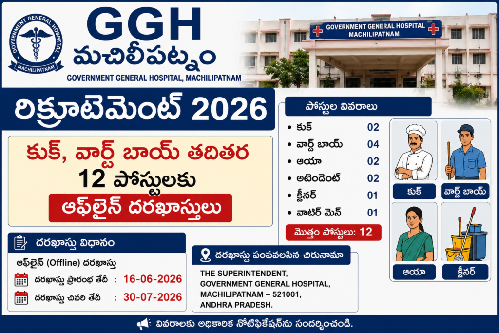 Hospital recruitment announcement 2026