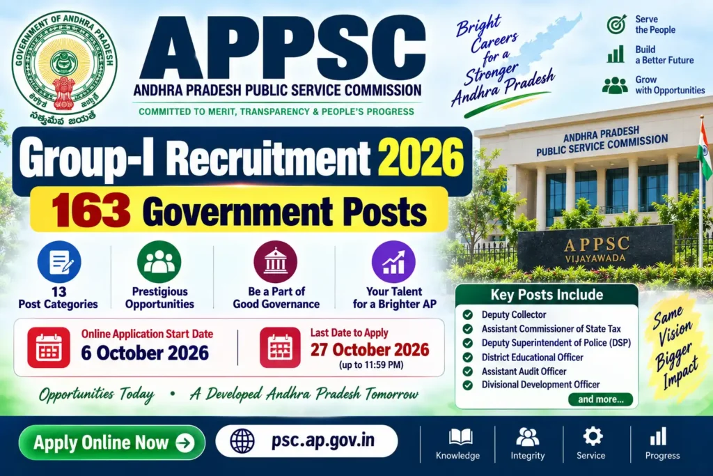 APPSC Group 1 Recruitment 2026